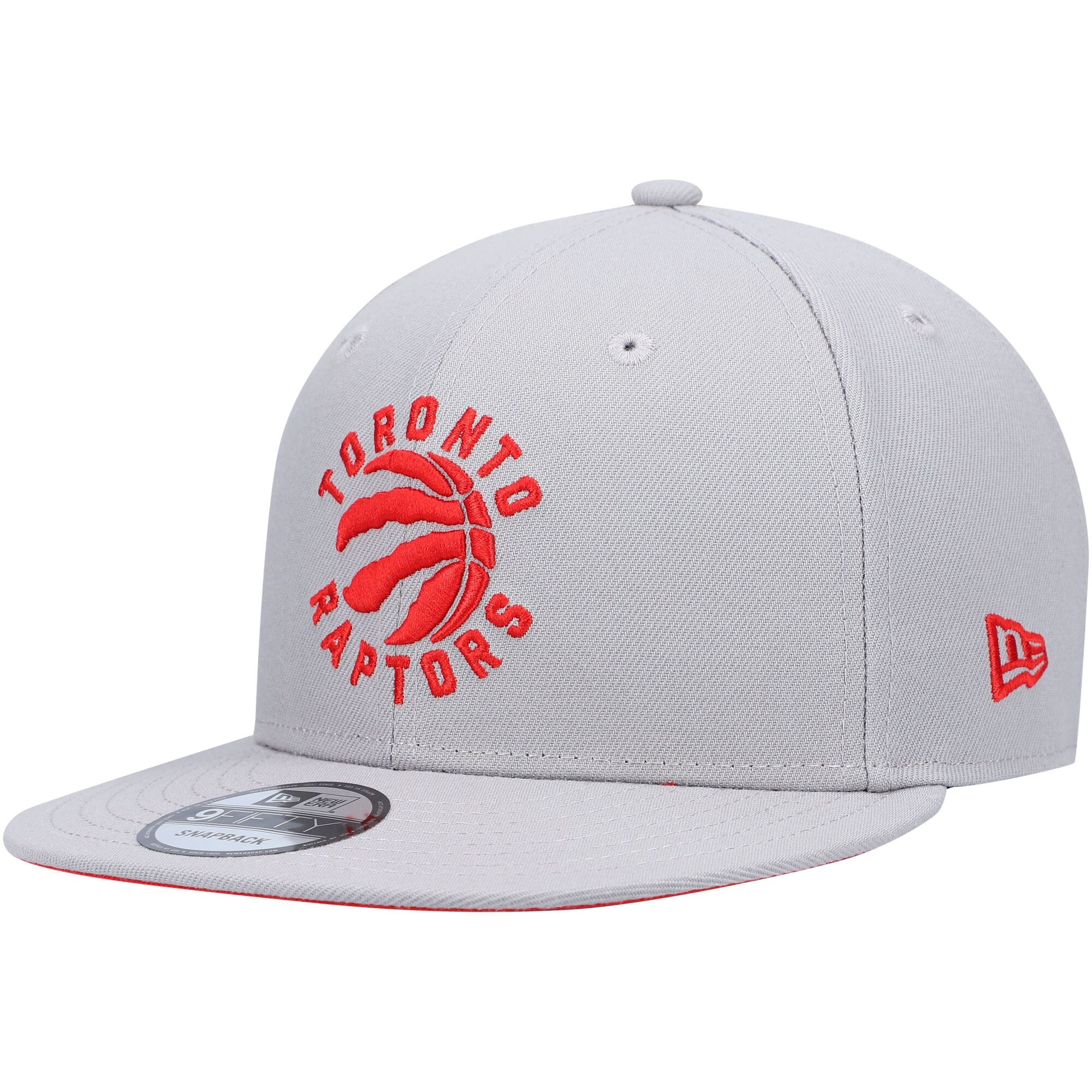 Toronto Raptors New Era 9FIFTY Snapback Hat - Gray