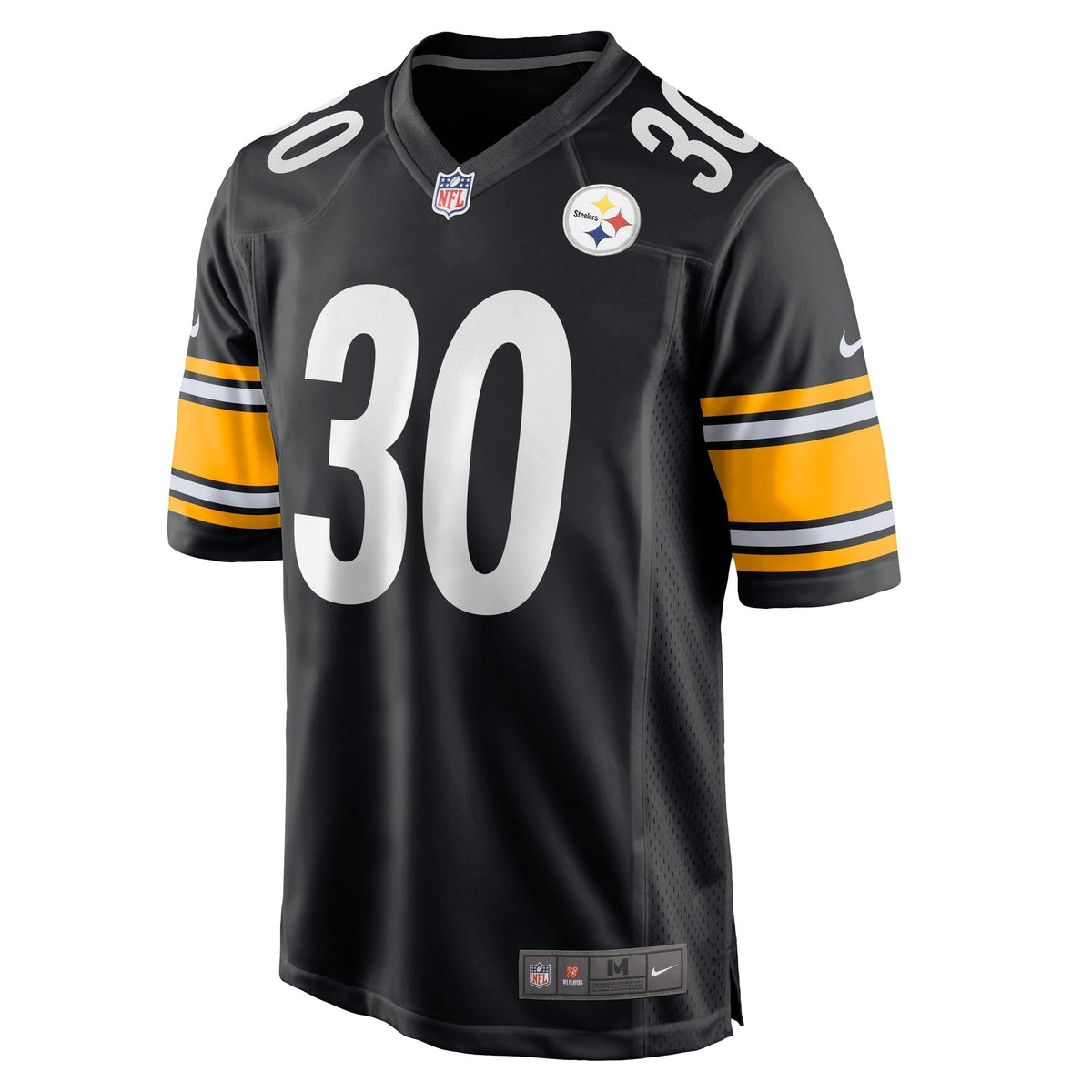 Men s Nike Carlins Platel Black Pittsburgh Steelers Game Player Jersey