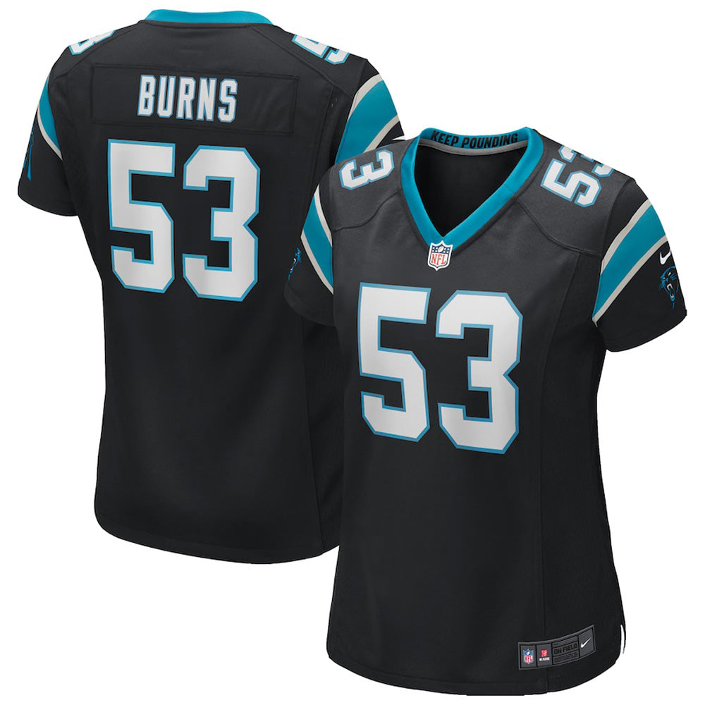 Women s Carolina Panthers Brian Burns Game Jersey   Black