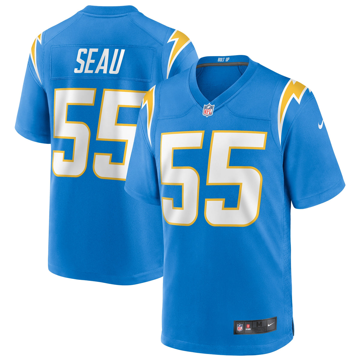 Junior Seau Los Angeles Chargers Nike Game Retired Player Jersey   Powder Blue