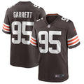 Men s Nike Myles Garrett Brown Cleveland Browns Game Player Jersey