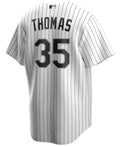 Men's Frank Thomas Chicago White Sox White Home Premium Stitch Replica Jersey