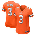 Women s Nike  Russell Wilson  Orange Denver Broncos Player Game Jersey