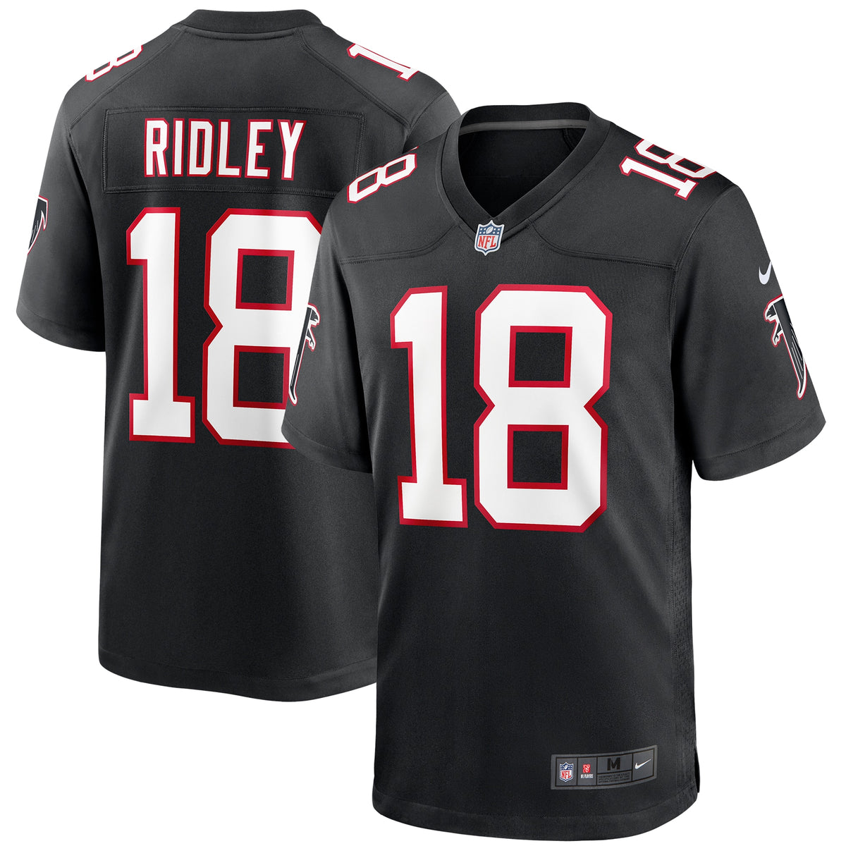 Calvin Ridley Atlanta Falcons Nike Throwback Game Jersey   Black