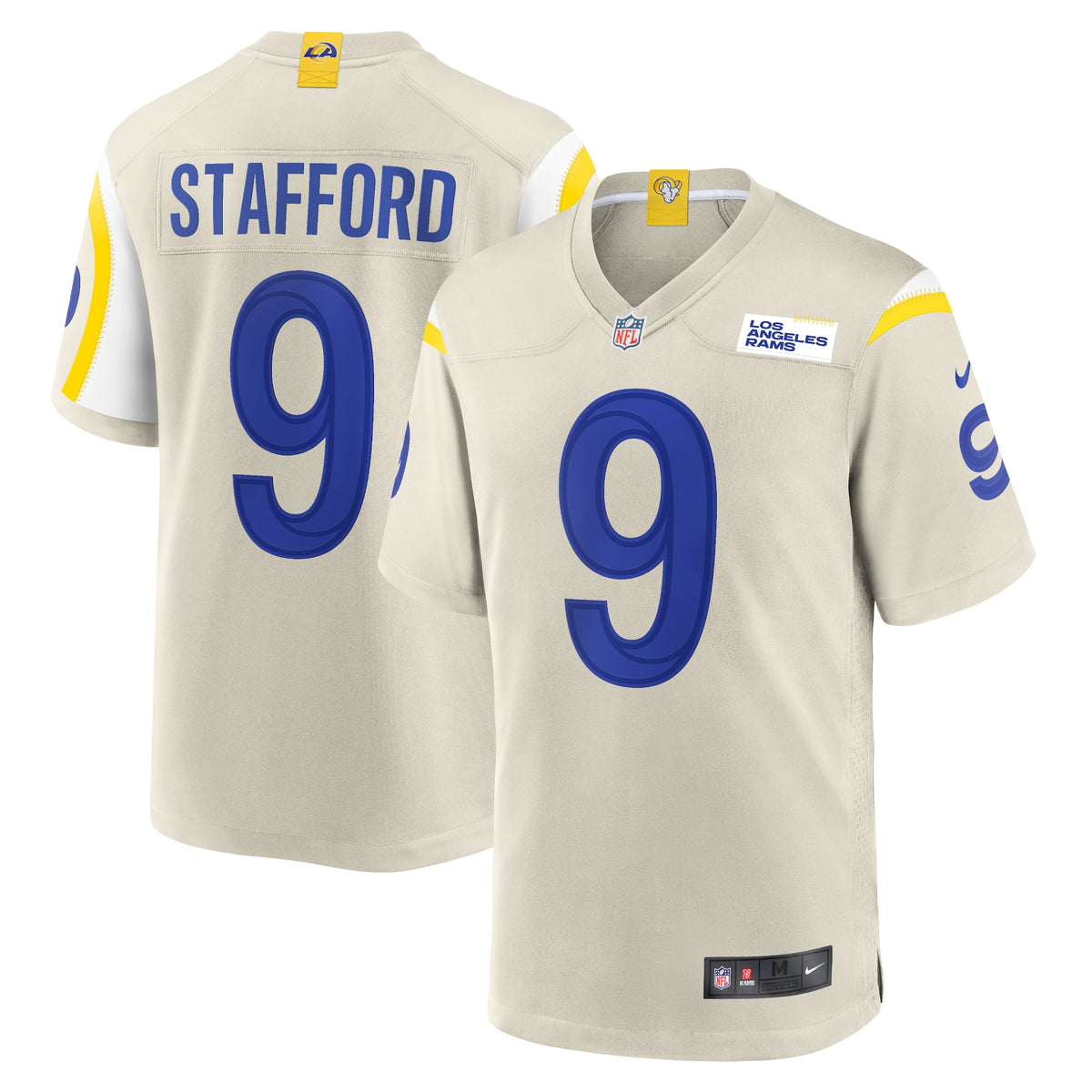 Matthew Stafford Los Angeles Rams Nike Player Game Jersey   Bone