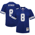 Troy Aikman Dallas Cowboys Mitchell   Ness Toddler 1996 Retired Legacy Jersey   Navy