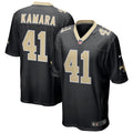 Men s Nike Alvin Kamara Black New Orleans Saints Game Jersey