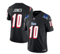 Men s New England Patriots Mac Jones Black 2023 F.U.S.E. Vapor Limited Stitched Jersey