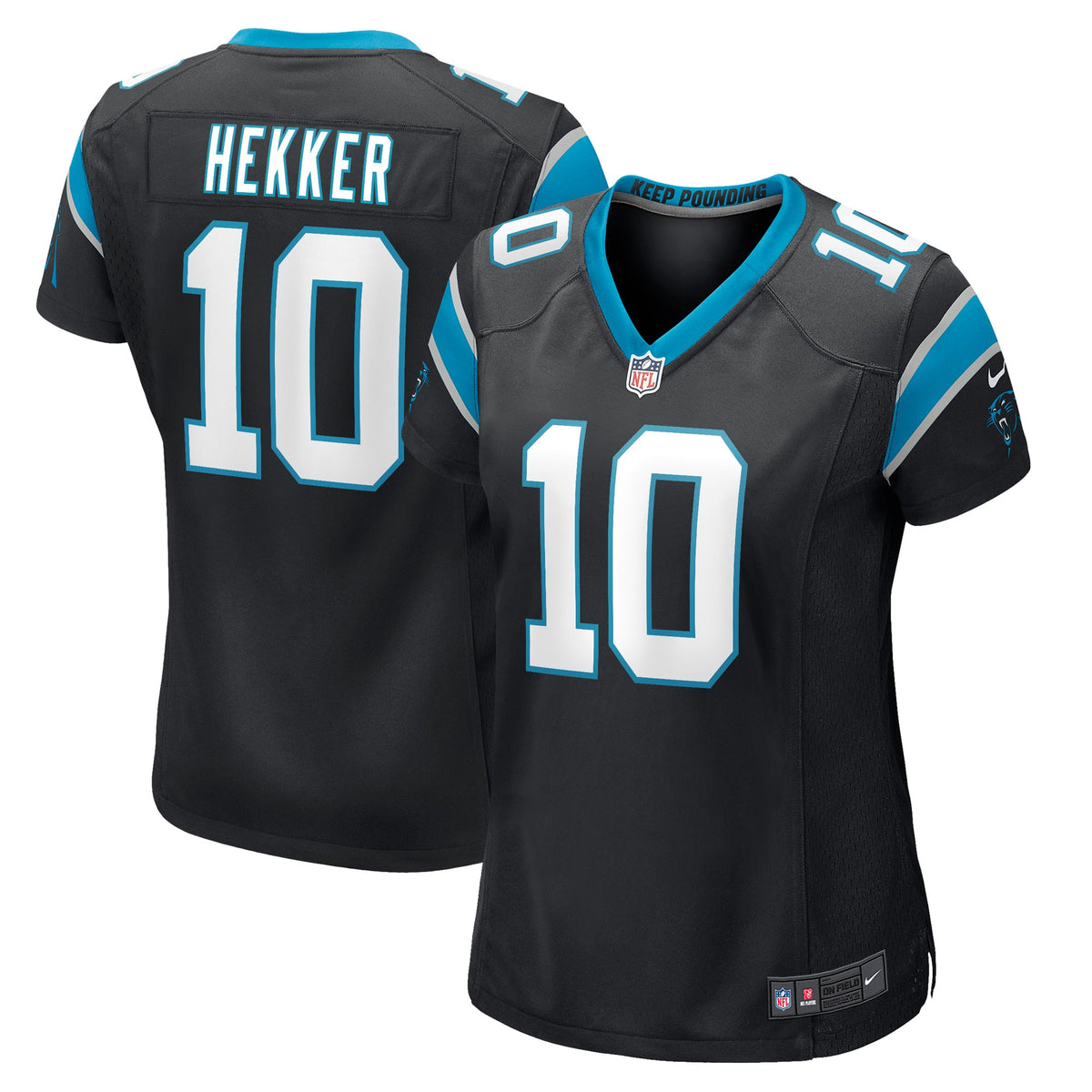 Johnny Hekker Carolina Panthers Nike Women s Game Player Jersey   Black