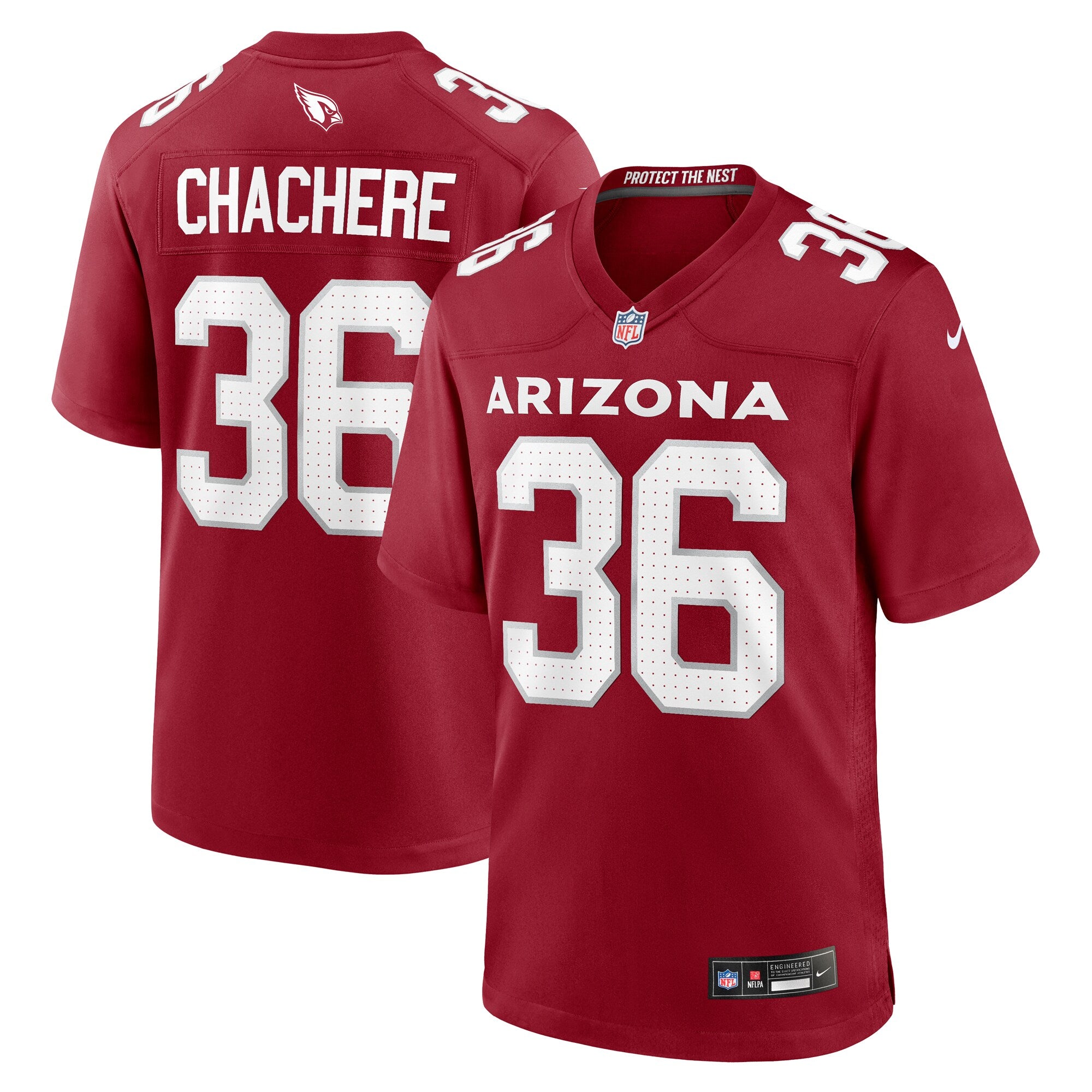 Andre Chachere Arizona Cardinals Nike Team Game Jersey    Cardinal