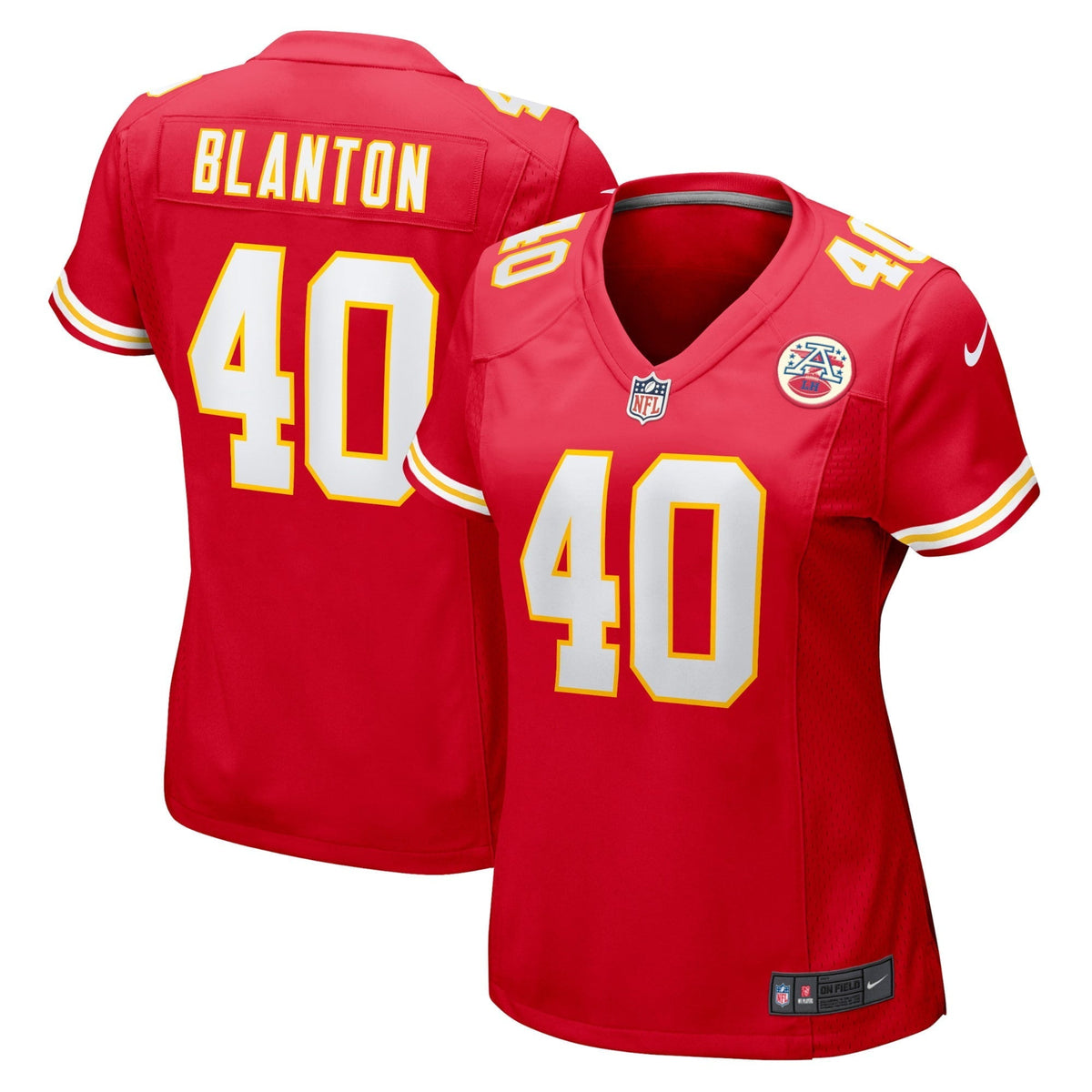 Women s Nike Kendall Blanton Red Kansas City Chiefs Home Game Player Jersey