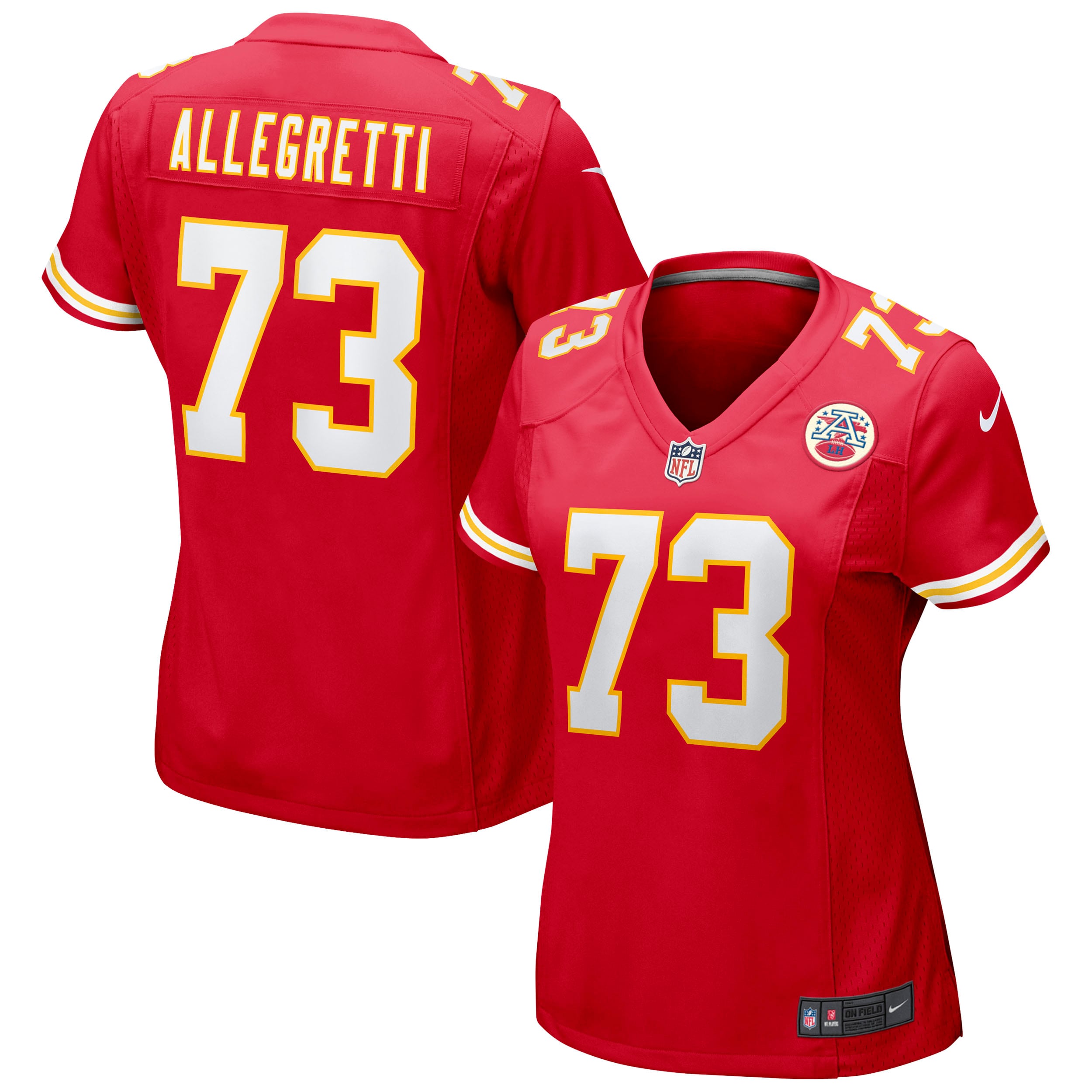 Nick Allegretti Kansas City Chiefs Nike Women s Game Jersey   Red