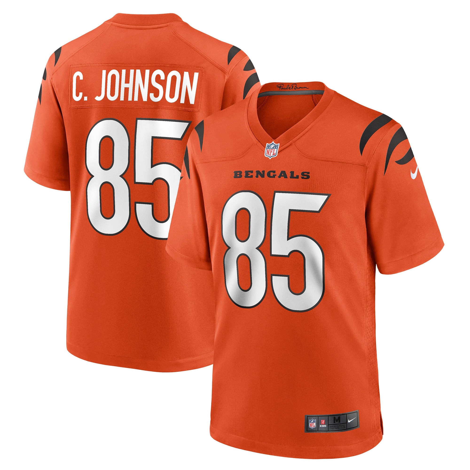 Chad Johnson Cincinnati Bengals Nike Retired Player Alternate Game Jersey   Orange
