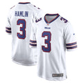 Men s Nike Damar Hamlin White Buffalo Bills  Game Jersey