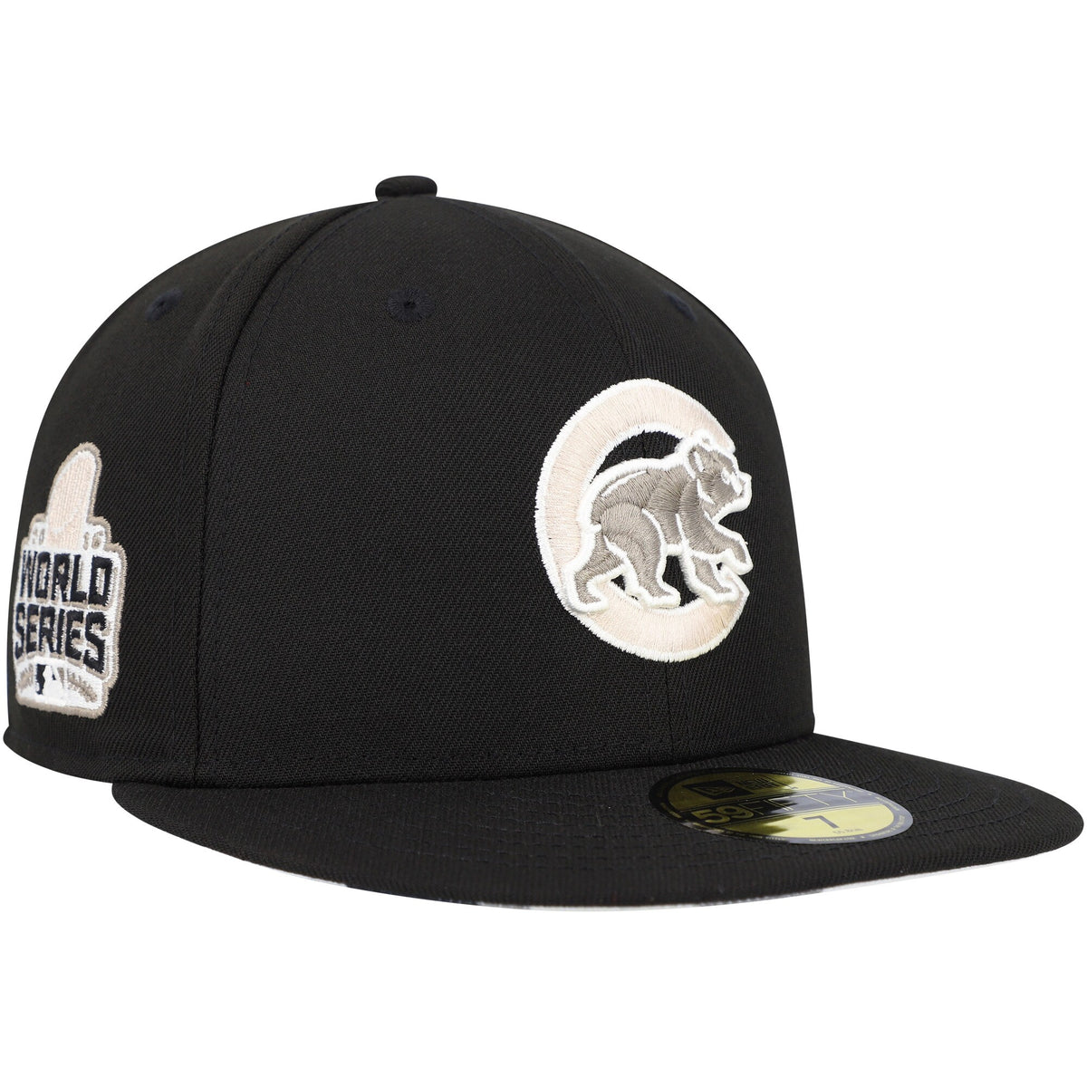 Chicago Cubs New Era Chrome Camo Undervisor 59FIFTY Fitted Hat - Black
