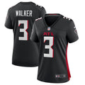 Women s Nike Mykal Walker Black Atlanta Falcons Game Player Jersey