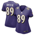 Women s Nike Steve Smith Sr. Purple Baltimore Ravens Retired Player Game Jersey
