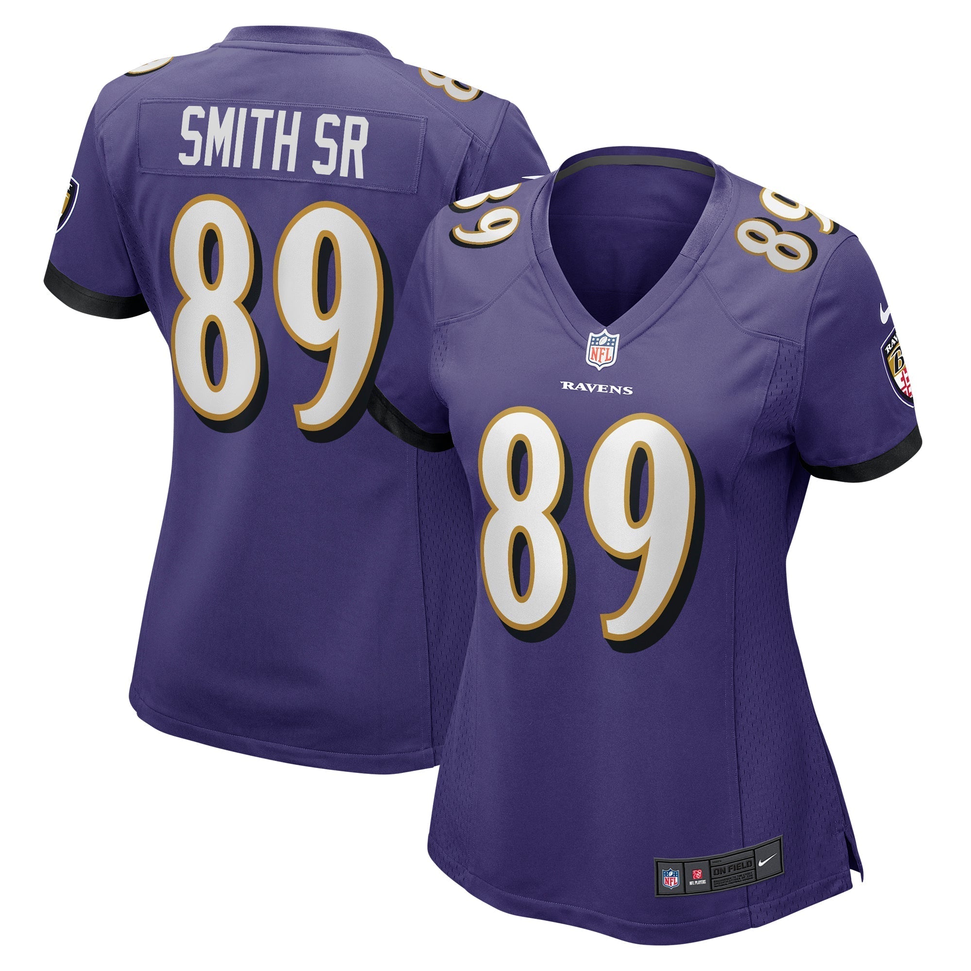 Women s Nike Steve Smith Sr. Purple Baltimore Ravens Retired Player Game Jersey
