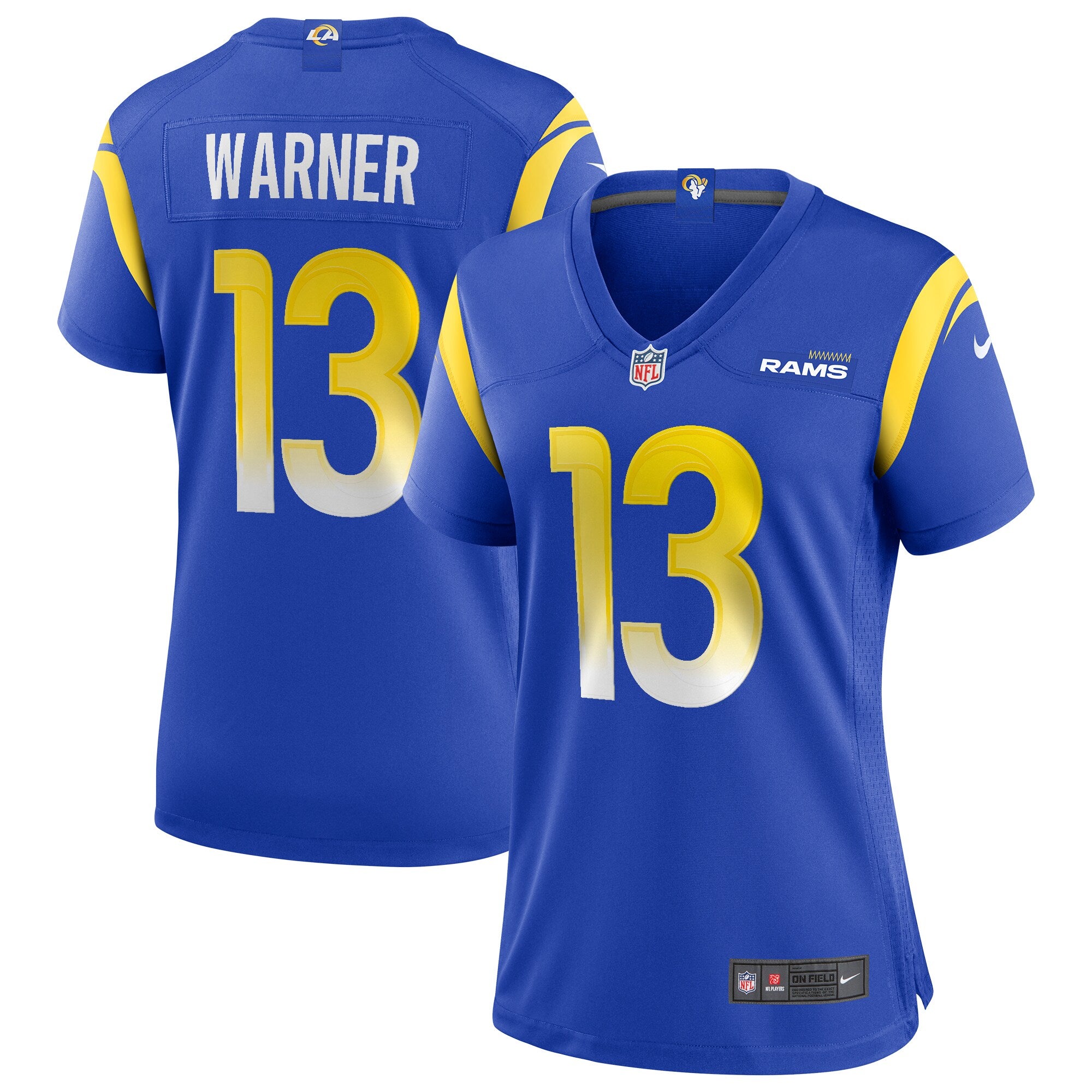 Kurt Warner Los Angeles Rams Nike Women s Game Retired Player Jersey   Royal