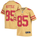 George Kittle San Francisco 49ers Nike Youth Inverted Team Game Jersey   Gold