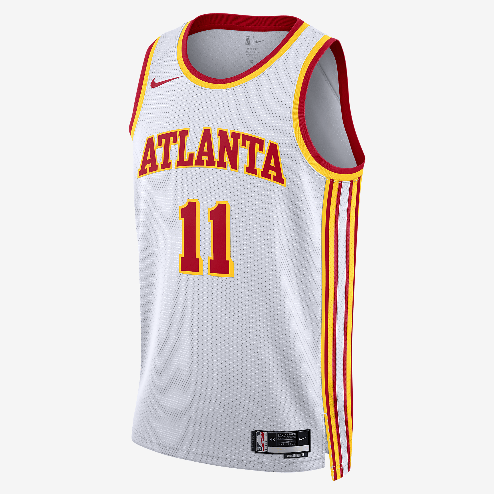 Atlanta Hawks, NBA Jerseys Association Edition 2022/23 Nike Dri-FIT NBA Swingman Jersey - White