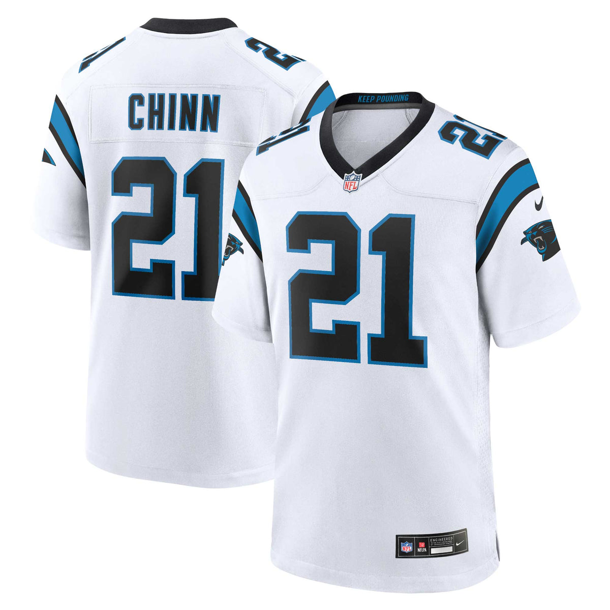 Jeremy Chinn Carolina Panthers Nike Game Jersey   White