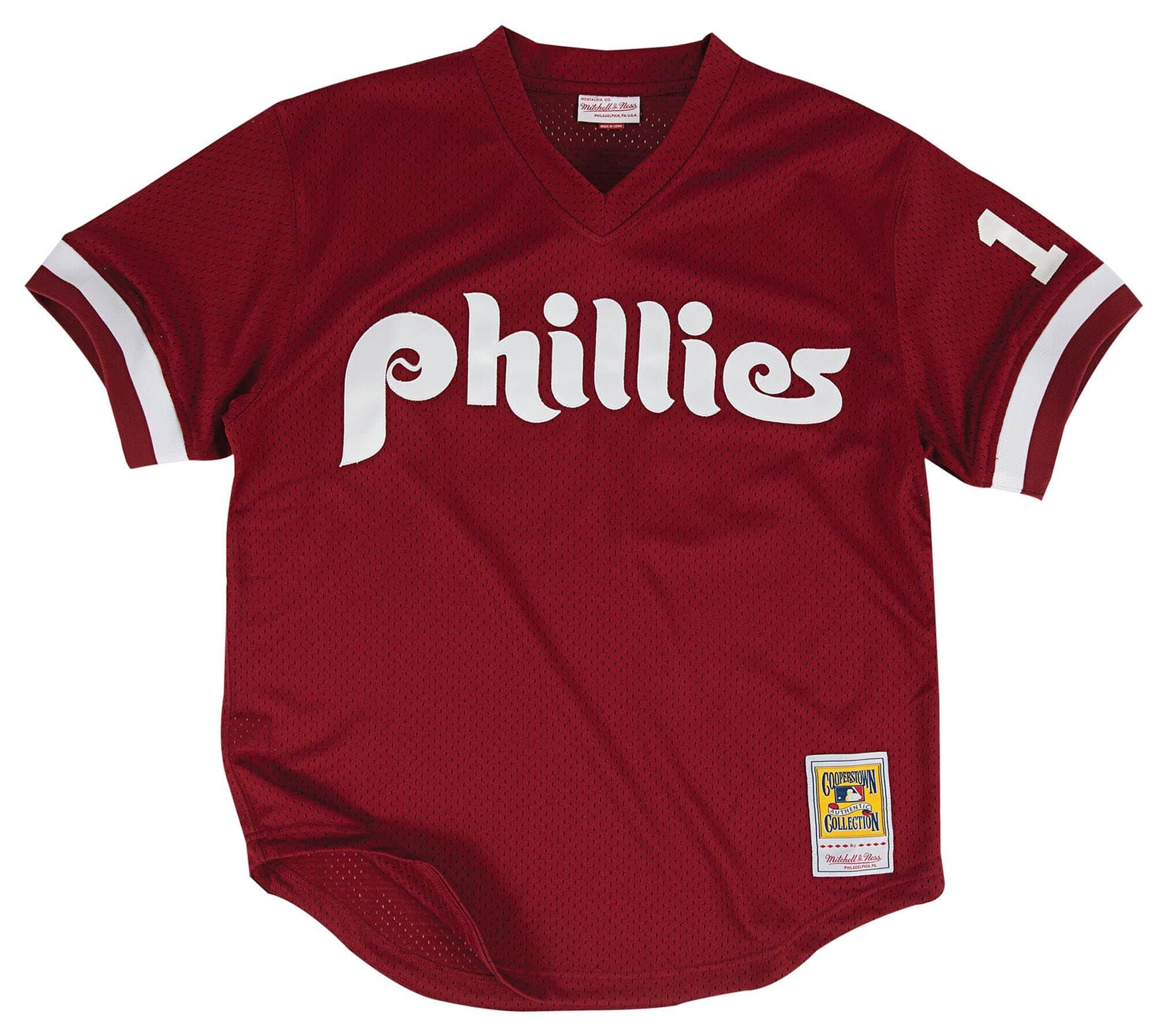 Authentic Darren Daulton Philadelphia Phillies 1991 Pullover Jersey