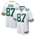 Men s Nike Romeo Doubs White Green Bay Packers Game Player Jersey