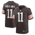 Men s Nike Donovan Peoples-Jones Brown Cleveland Browns Team Game Jersey