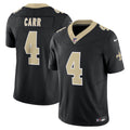 Derek Carr New Orleans Saints Nike Vapor F.U.S.E. Limited Jersey   Black