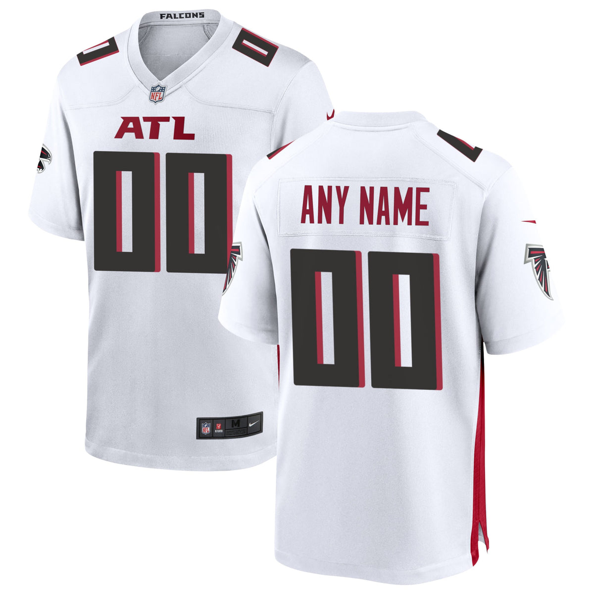 Atlanta Falcons Nike Custom Game Jersey   White