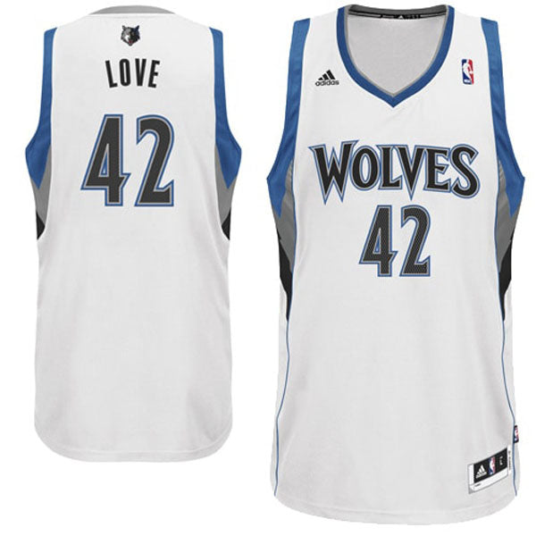 Men's Minnesota Timberwolves Kevin Love Home Jersey - White