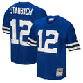 Roger Staubach Dallas Cowboys Mitchell   Ness Big   Tall 1971 Legacy Retired Player Jersey   Navy