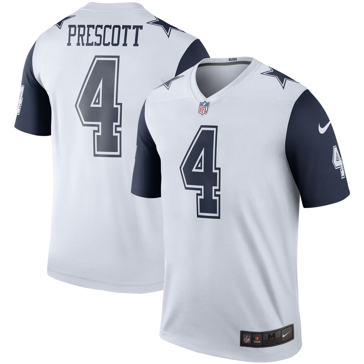 Dak Prescott Dallas Cowboys Nike Color Rush Legend Player Jersey   White