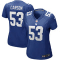 Women s Nike Harry Carson Royal New York Giants Game Retired Player Jersey