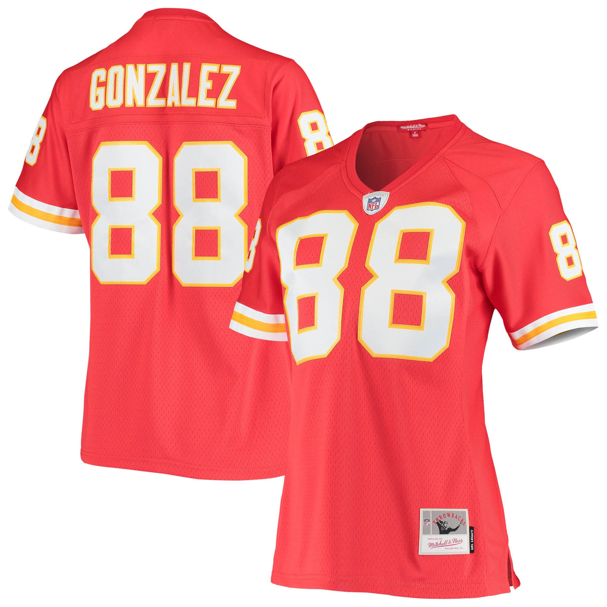 Tony Gonzalez Kansas City Chiefs Mitchell   Ness Women s Legacy Replica Team Jersey   Red