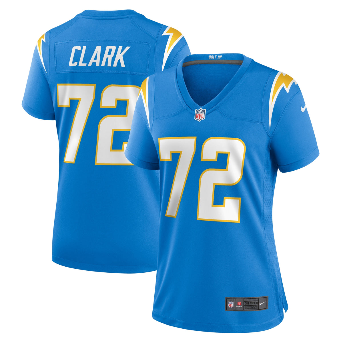 Jerrod Clark Los Angeles Chargers Nike Women s Team Game Jersey    Powder Blue