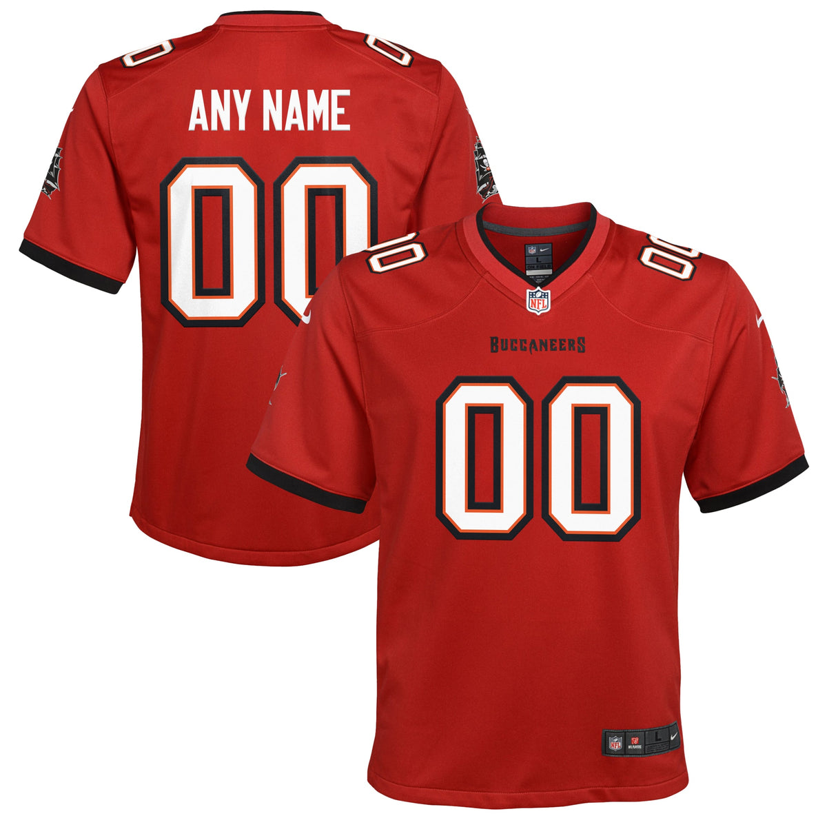 Nike Tampa Bay Buccaneers Youth Custom Game Jersey   Red