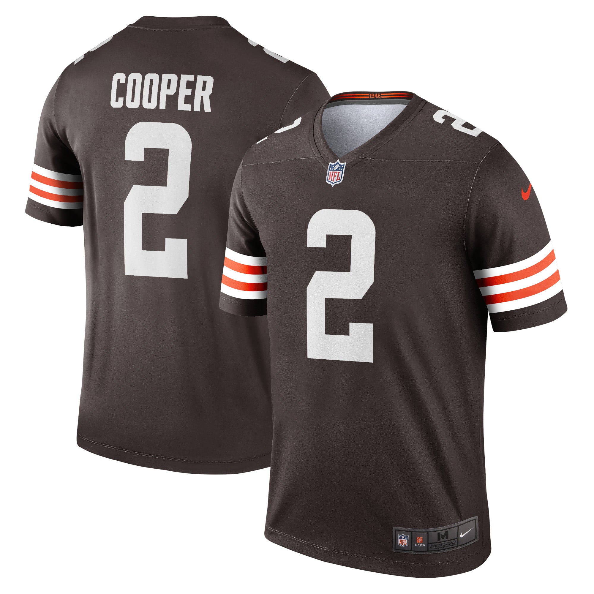Men s Nike Amari Cooper Brown Cleveland Browns Legend Jersey