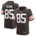 Men s Nike David Njoku Brown Cleveland Browns Player Game Jersey