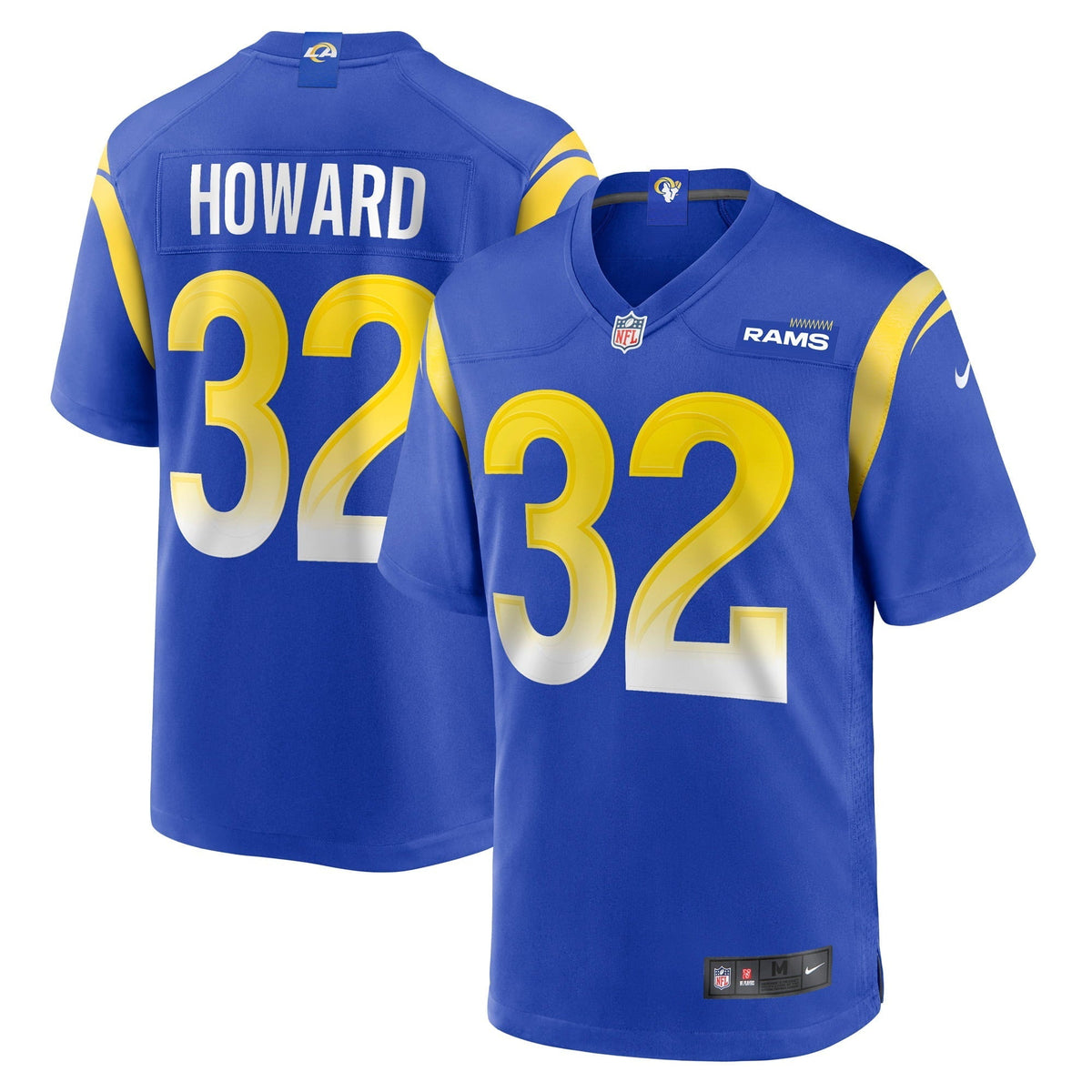 Men s Nike Travin Howard Royal Los Angeles Rams Game Player Jersey
