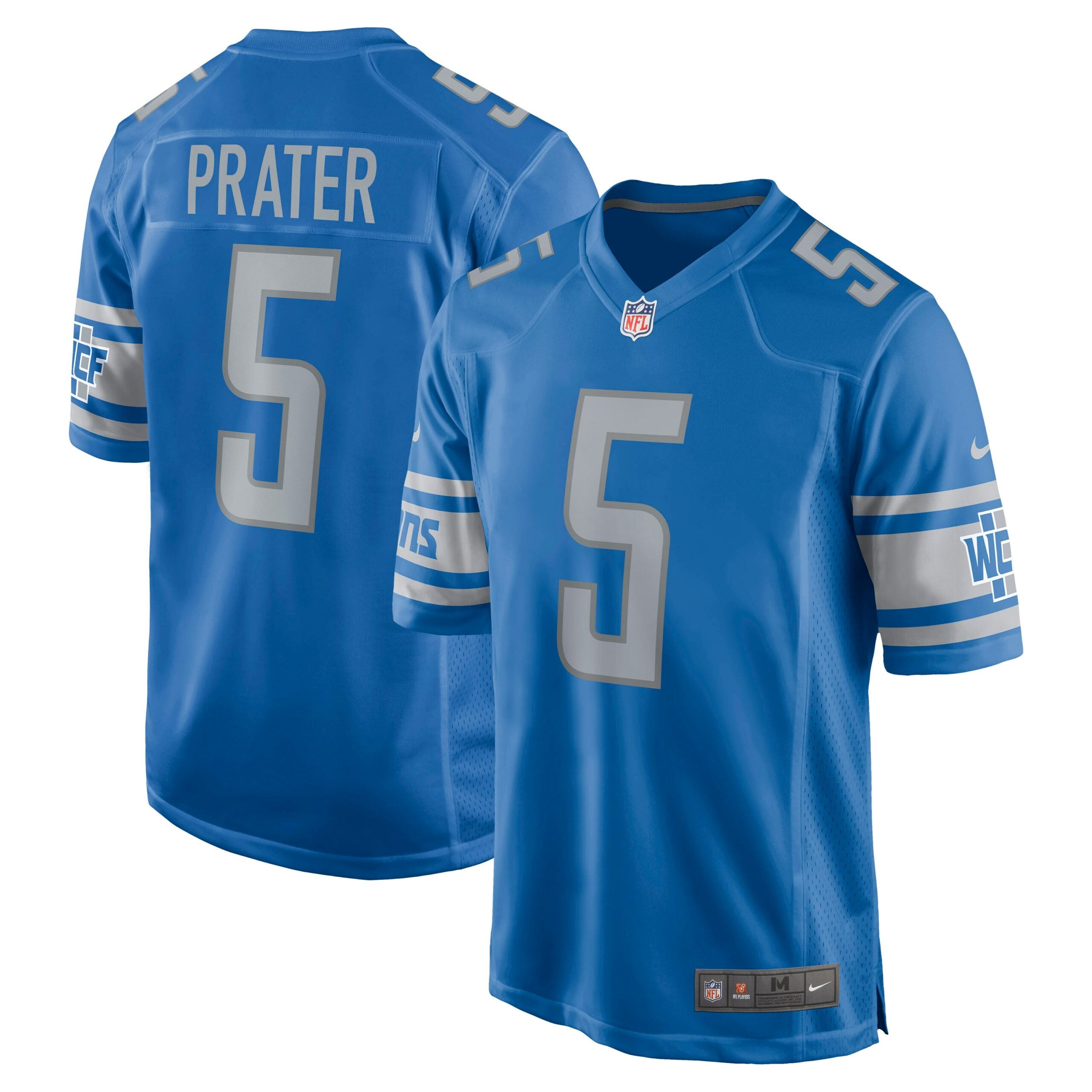 Matt Prater Detroit Lions Nike Game Jersey   Blue