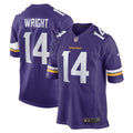 Men s Nike Ryan Wright Purple Minnesota Vikings Game Player Jersey