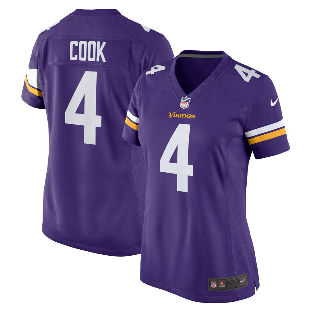 Women s Minnesota Vikings Dalvin Cook Game Jersey Purple