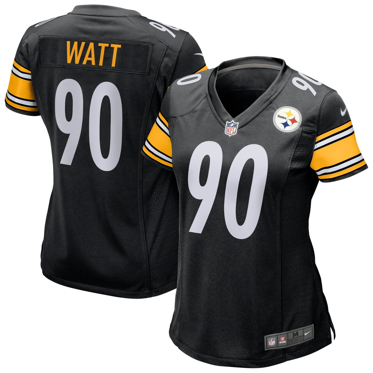 Women s Nike T.J. Watt Black Pittsburgh Steelers Game Jersey