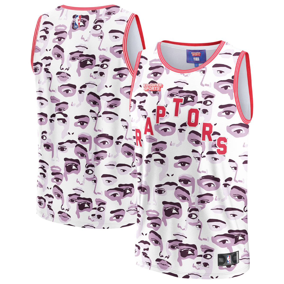 Toronto Raptors NBA & KidSuper Studios by Fanatics Unisex Hometown Jersey - White