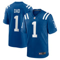 Number 1 Dad Indianapolis Colts Nike Game Jersey   Royal