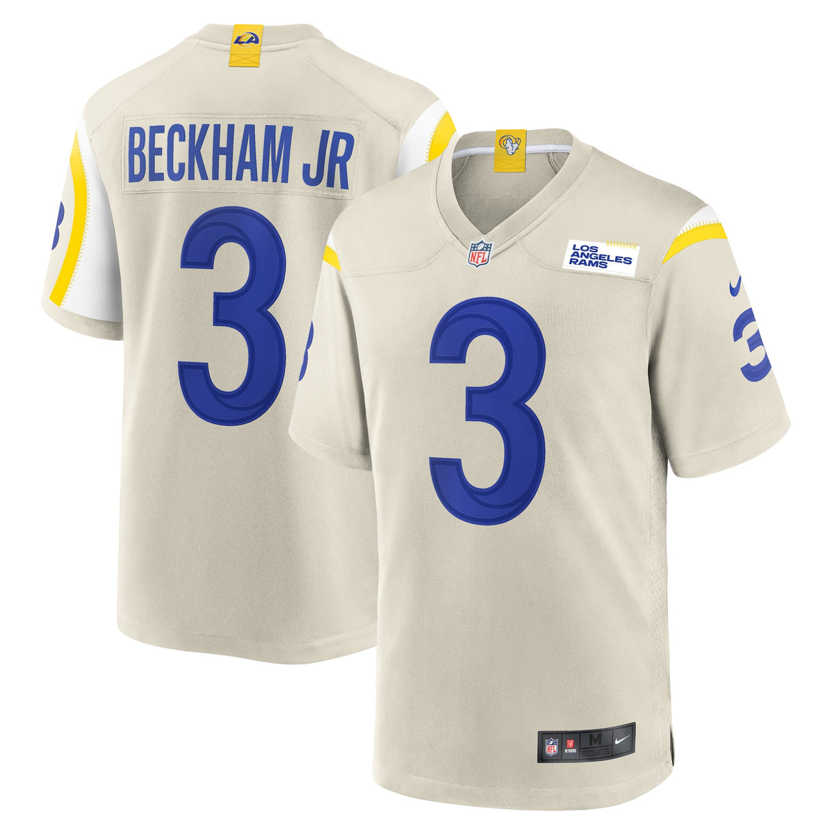 Odell Beckham Jr. Los Angeles Rams Nike Game Jersey   Bone