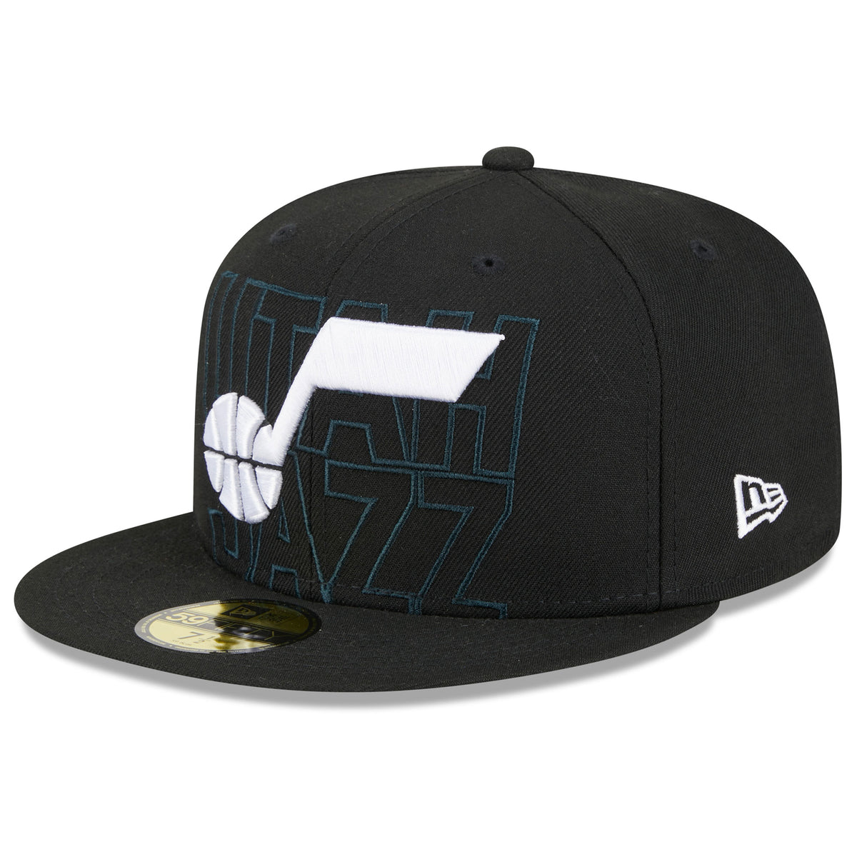 Utah Jazz New Era 2023 NBA Draft 59FIFTY Fitted Hat - Black