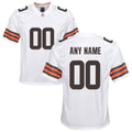Nike Cleveland Browns Youth Custom Game Jersey   White
